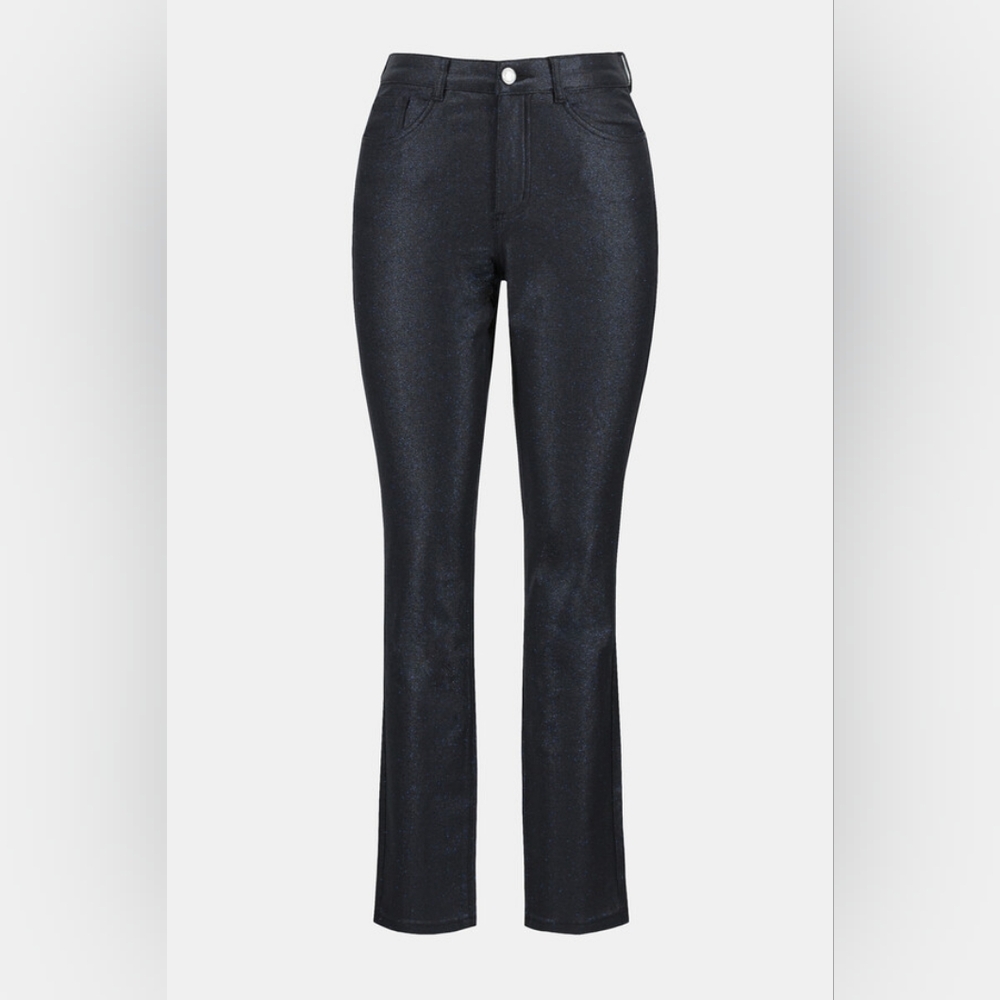 Joseph Ribkoff Women's Skinny Jeans in Shimmery Black